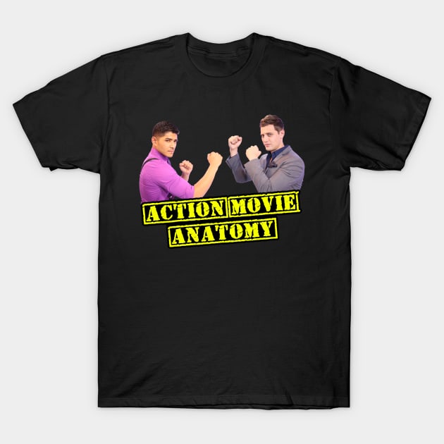 Team Action Movie Anatomy T-Shirt by AfterBuzzTV